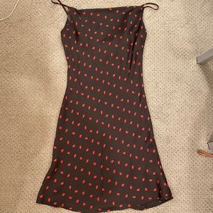 KISSES COWL NECK SLIP DRESS